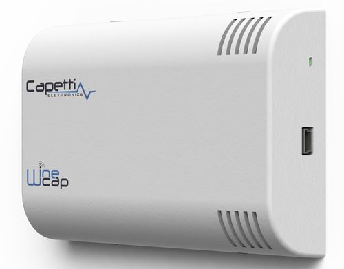 Registrador de datos de temperatura - WSD00TH2VOC - Capetti Elettronica - de humedad relativa / inalámbrico / alimentado por batería