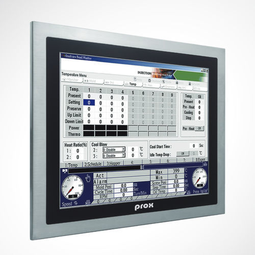 Panel PC TFT LCD - SP-7155 - Protech Systems - pantalla táctil capacitiva PCAP / con pantalla táctil resistiva de 5 hilos / 15"
