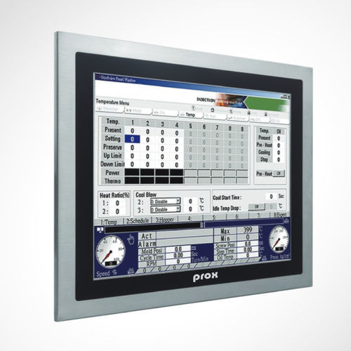 Panel PC TFT LCD - SP-7157 - Protech Systems - pantalla táctil capacitiva PCAP / con pantalla táctil resistiva de 5 hilos / 17"
