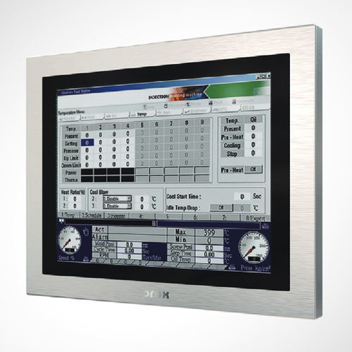Panel PC TFT LCD - SG-S171 - Protech Systems - retroiluminación LED / pantalla táctil capacitiva PCAP / con pantalla táctil resistiva de 5 hilos
