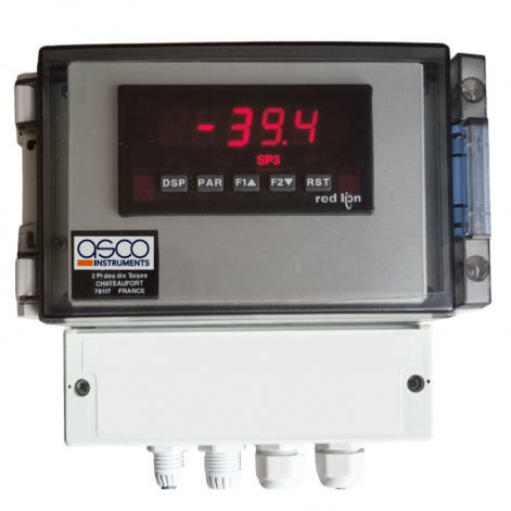 Registrador de datos con pantalla LCD - MONOSCAN - Asco instruments - digital / programable / bucle de corriente