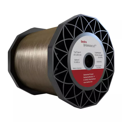 Alambre EDM recubierto de cinc - BRONCOCUT® TYPE X - Berkenhoff GmbH - de precisión / de alta velocidad