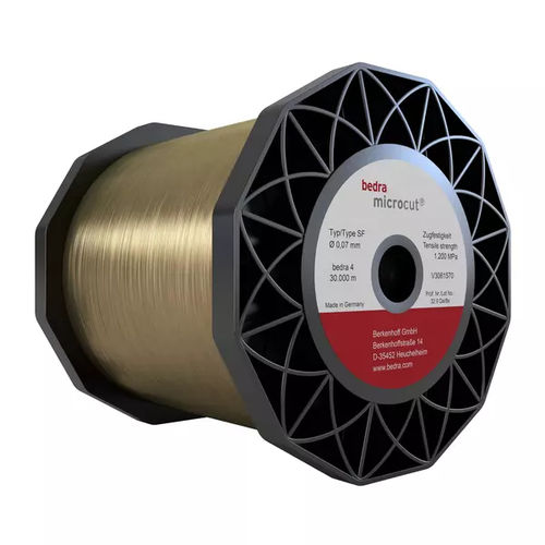 Alambre EDM de latón - MICROCUT® SF - Berkenhoff GmbH - recubierto de cinc / para micro-mecanizado