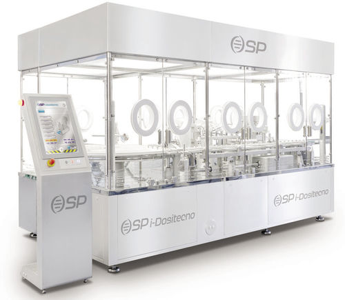 Llenadora automática - i-Dositecno LI Versa-Line&trade; - SP Scientific Products - para recipientes de cristal / de jeringas / de ampollas