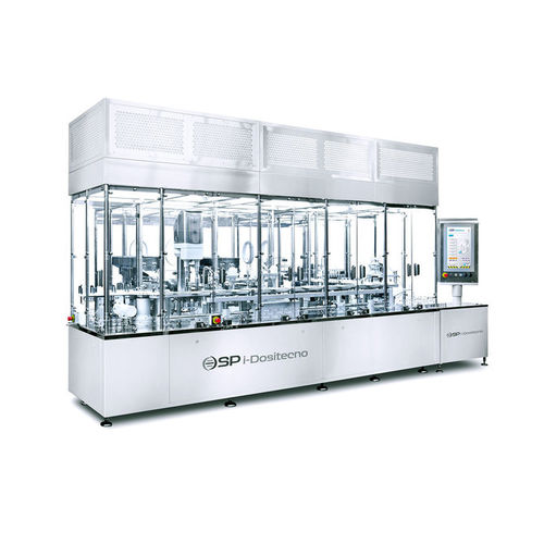 Llenadora tapadora automática - i-Dositecno Ophtha-Line&trade; - SP Scientific Products - para productos farmacéuticos / lineal / industrial