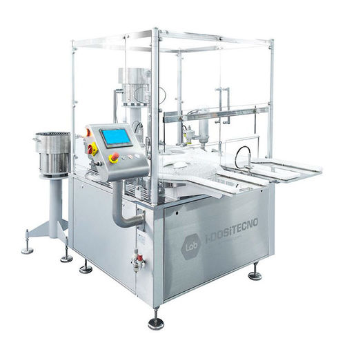 Llenadora taponadora rotativa - Hull i-Dositecno Microline - SP Scientific Products - para la industria farmacéutica / para cámara de autoclave / de frascos