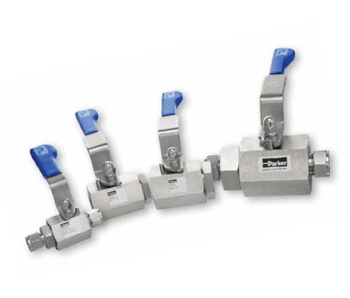 Válvula de bola - Hi-Pro series - Parker Hannifin France SAS - con volante / de palanca / de bloqueo