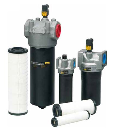 Cárter de filtro de cartucho - 80CN-40 series  - Parker Hannifin France SAS - para aceite / de aluminio / de baja presión