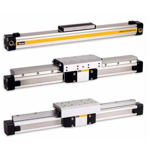Cilindro sin varilla - OSP-P - Parker Hannifin France SAS - neumático / de doble efecto / de acero inoxidable
