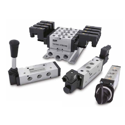 Distribuidor neumático de cajón - Viking Xtreme series - Parker Hannifin France SAS - con accionamiento manual / con control eléctrico / de control directo