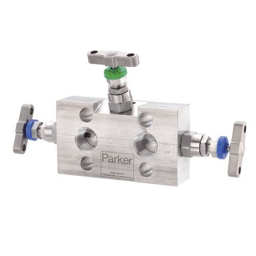 Manifold multivía H series Parker Hannifin France SAS de acero
