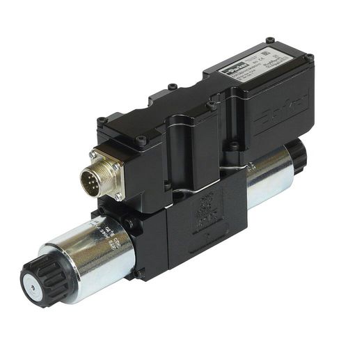 Distribuidor hidráulico de control directo - D1FC - Parker Hannifin France SAS - de cajón / accionado por solenoide / de 4/3 vías