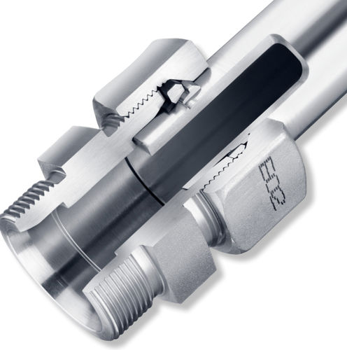 Racor para productos químicos - Série EO-2 - Parker Hannifin France SAS - para líquido de refrigeración / con anillos / ISO