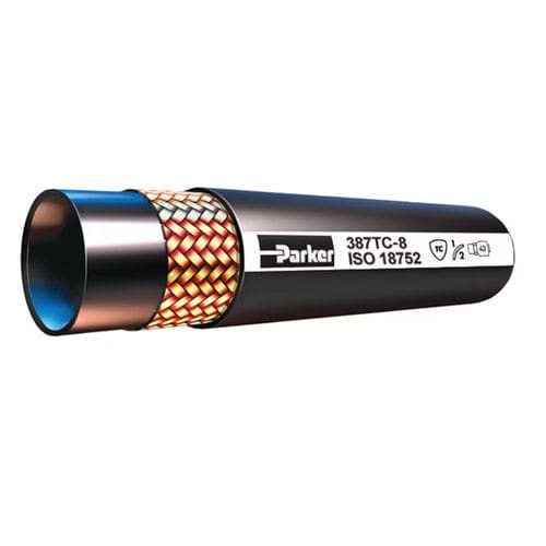 Manguera hidráulica - 387-4 - Parker Hannifin France SAS - de poliimida / agrícola / para aplicaciones ferroviarias