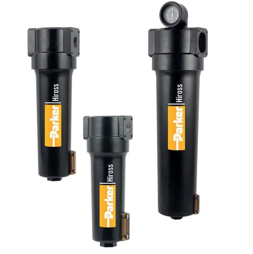 Filtro de partículas - HFN series - Parker Hannifin France SAS - de aire comprimido / de cartucho / de aluminio