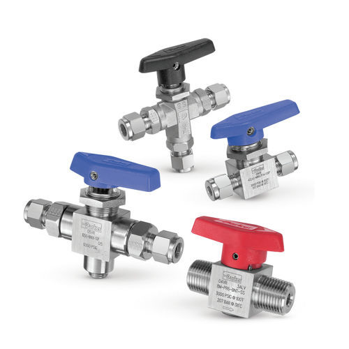 Válvula con perno - HB series - Parker Hannifin France SAS - de bola / de palanca / de cierre