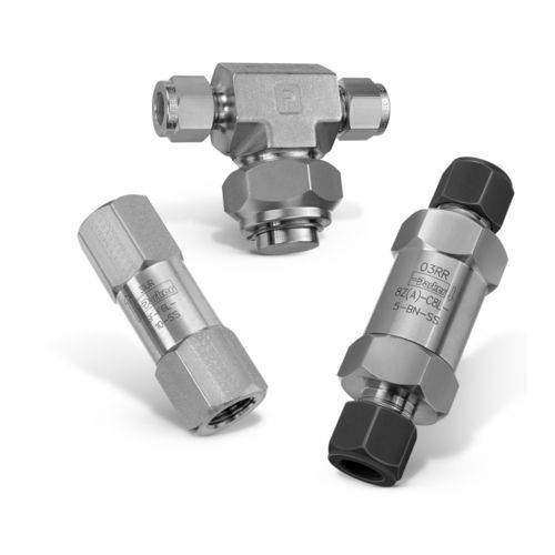 Válvula de retención de globo - CO Series - Parker Hannifin France SAS - roscada / de control de caudal / de acero inoxidable