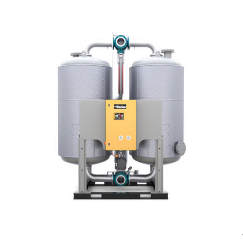 Secador de aire comprimido por adsorción con aporte de calor - WVM series - Parker Hannifin France SAS - de 2 etapas / calor externo