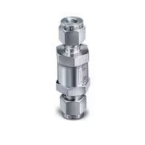 Válvula de retención de globo - CO  - Parker Hannifin France SAS - roscada / de control de caudal / de acero inoxidable