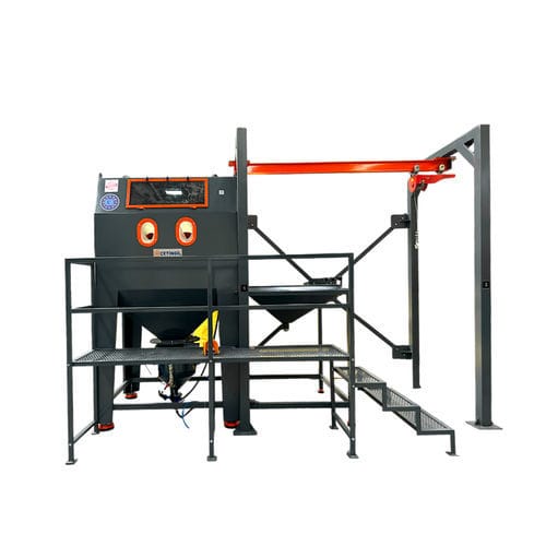 Cabina de chorro de arena a presión - CBBK series - Cetingil Machinery Industry - manual