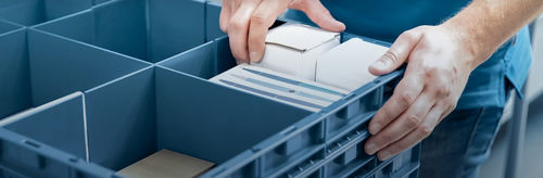 Caja de almacenaje de transporte - Kardex