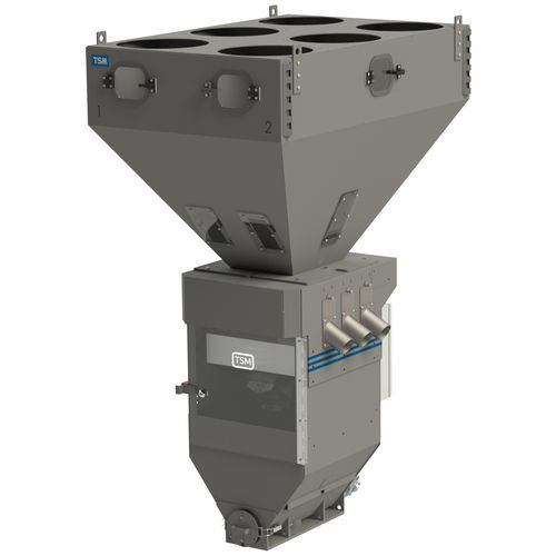 Mezclador-dosificador gravimétrico - OPTIMIX-1500 - TSM Control Systems - de resinas / de granulado / para granulado de plástico