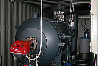 Generador de vapor horizontal - HEPHΑESTUS BOILER MAKERS & ENGINEERING - móvil