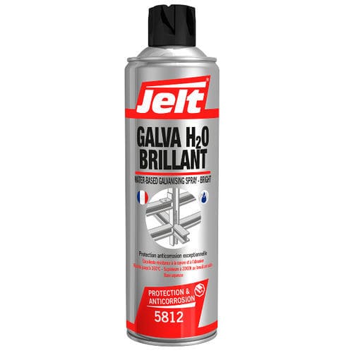 Aerosol de protección anticorrosión - GALVA H2O BRILLANT - ITW Spraytec - para galvanizado en frío / para metal / larga duración