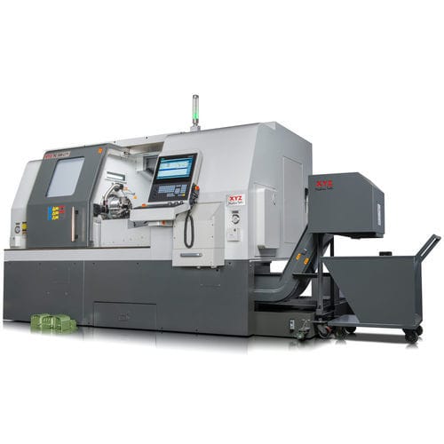 Centro de torneado CNC - XYZ TC 320 LTY - XYZ Machine Tools - 3 ejes / A2-8 / 12 herramientas