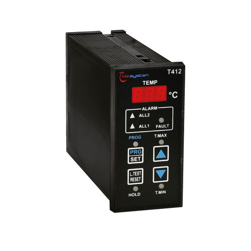 Regulador de temperatura digital - T412 - TECSYSTEM srl - programable / para la industria