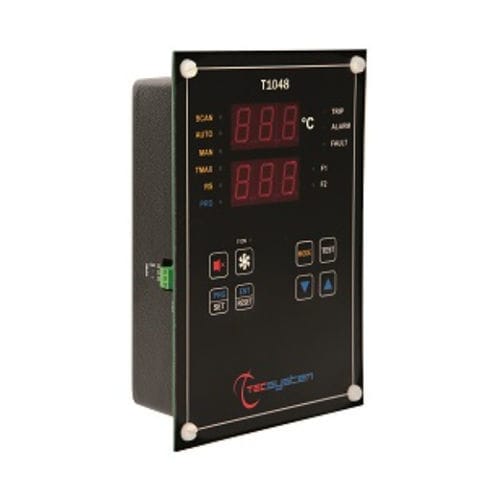Controlador de temperatura digital - T1048 - TECSYSTEM srl - con doble display / programable / IP65