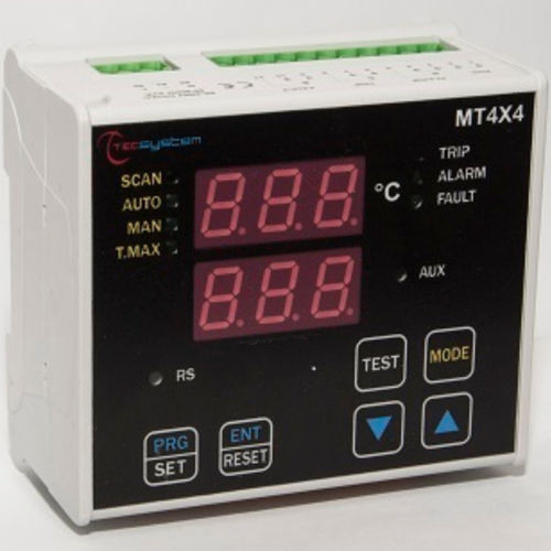 Unidad de control de temperatura - MT4X4 D - TECSYSTEM srl - compacta / digital / en riel DIN