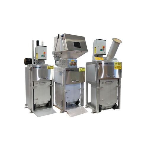 Sistema de manipulación para residuos - DT-200 series  - Delitek AS - automático / vertical / de materiales secos