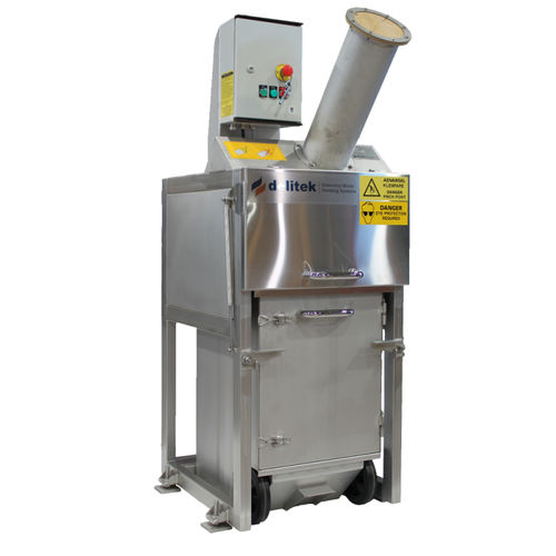 Triturador compactador para vidrio - DT-200GC - Delitek AS - para botellas / de bolas / vertical
