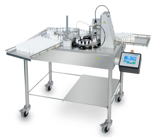 Llenadora taponadora de para productos farmacéuticos - 2 700 p/min | SX-200-R - DARA Pharmaceutical Packaging - para líquido / de botellas