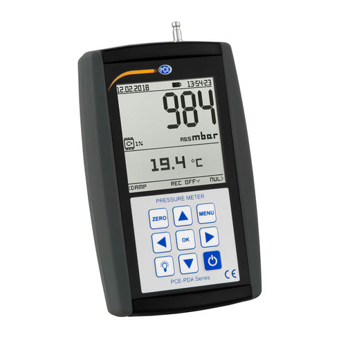 Manómetro digital - PCE-PDA A100L | Atmospheric Pressure - PCE Deutschland GmbH - de pared / reforzado / para aire