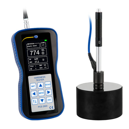 Durómetro Brinell - PCE-2900 - PCE Deutschland GmbH - Rockwell / Vickers / Shore