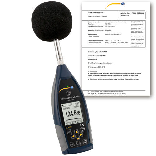 Sonómetro integrador - PCE-430-ICA - PCE Deutschland GmbH - analizador / clase 1 / digital