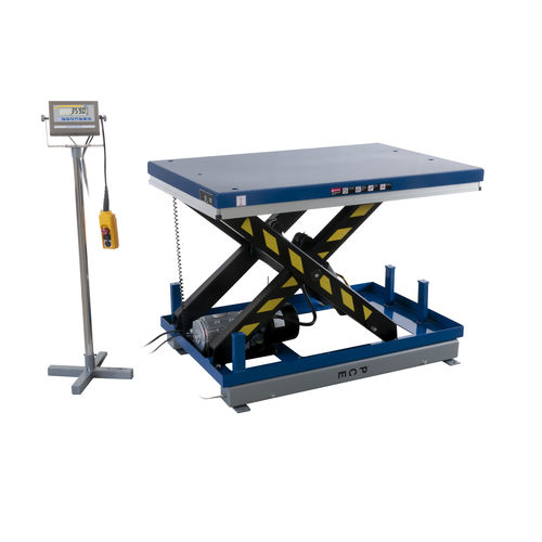 Mesa elevadora de tijera - PCE-HLTS 2T - PCE Deutschland GmbH - hidráulica / móvil / con balanzas integradas