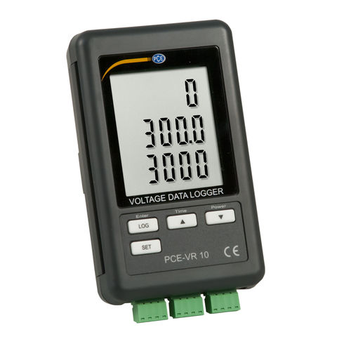 Registrador de datos de tensión - PCE-VR 10 - PCE Deutschland GmbH - Modbus / con pantalla LCD / de red eléctrica
