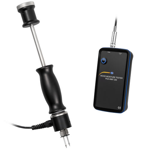 Humidímetro para madera - PCE-WMT 200 - PCE Deutschland GmbH - para fibras de madera / por resistencia / con sensor de temperatura