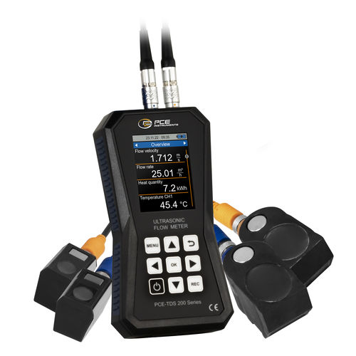 Caudalímetro por ultrasonidos - PCE-TDS 200 Series - PCE Deutschland GmbH - volumétrico / para productos químicos / para agua