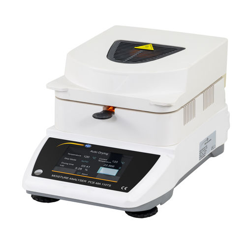 Balanza de humedad de laboratorio - PCE-MA 110TS - PCE Deutschland GmbH - electrónica / con pantalla táctil / con visualizador gráfico