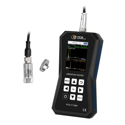 Vibrómetro para vigilancia de máquina - PCE-VT 3900 - PCE Deutschland GmbH - para equilibrado / portátil / con registrador de datos