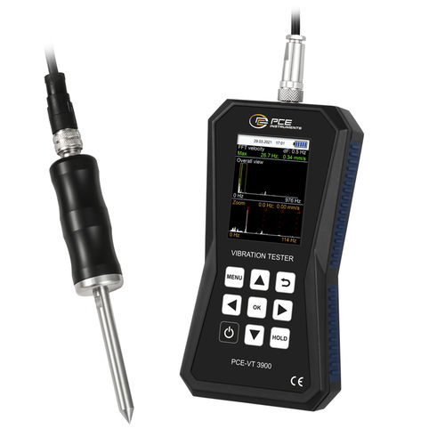 Vibrómetro para vigilancia de máquina - PCE-VT 3900S - PCE Deutschland GmbH - para equilibrado / portátil / con registrador de datos