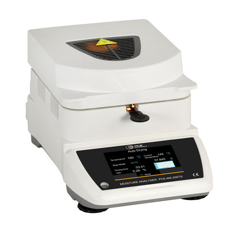 Balanza de humedad de laboratorio - PCE-MA 200TS  - PCE Deutschland GmbH - kilogramo / con pantalla táctil / RS-232