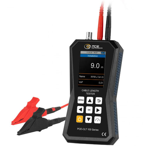 Aparato de medición de la longitud de cable - PCE-CLT 100 - PCE Deutschland GmbH - de ultrasonido de tiempo de tránsito / para batería / compacto