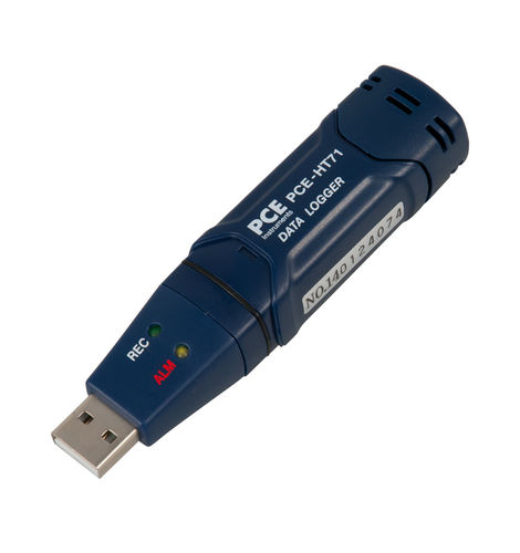 Registrador de datos de temperatura - PCE-HT 71N - PCE Deutschland GmbH - de humedad relativa / USB / sin pantalla