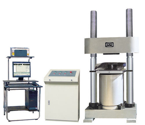 Máquina de prueba de compresión -  YAW-2000D - TIME SHIJIN Group - controlada por ordenador / para materiales de construcción / hidráulica