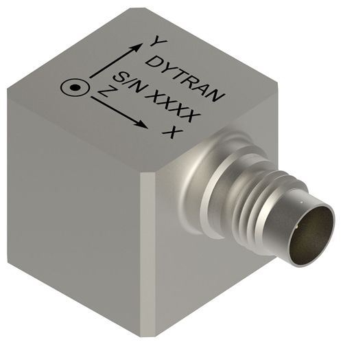 Acelerómetro triaxial - 3093M8 - DYTRAN INSTRUMENTS - IEPE / de cizallamiento / EMI